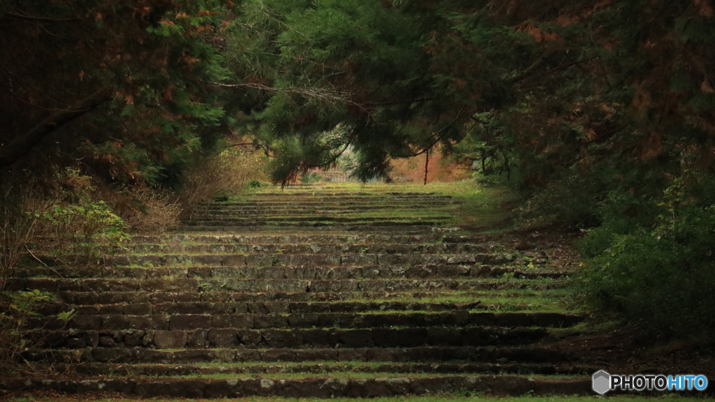 山寺の参道