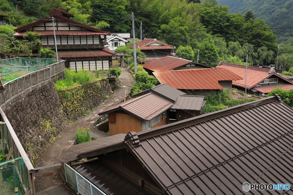 赤沢宿俯瞰