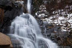 winter waterfall