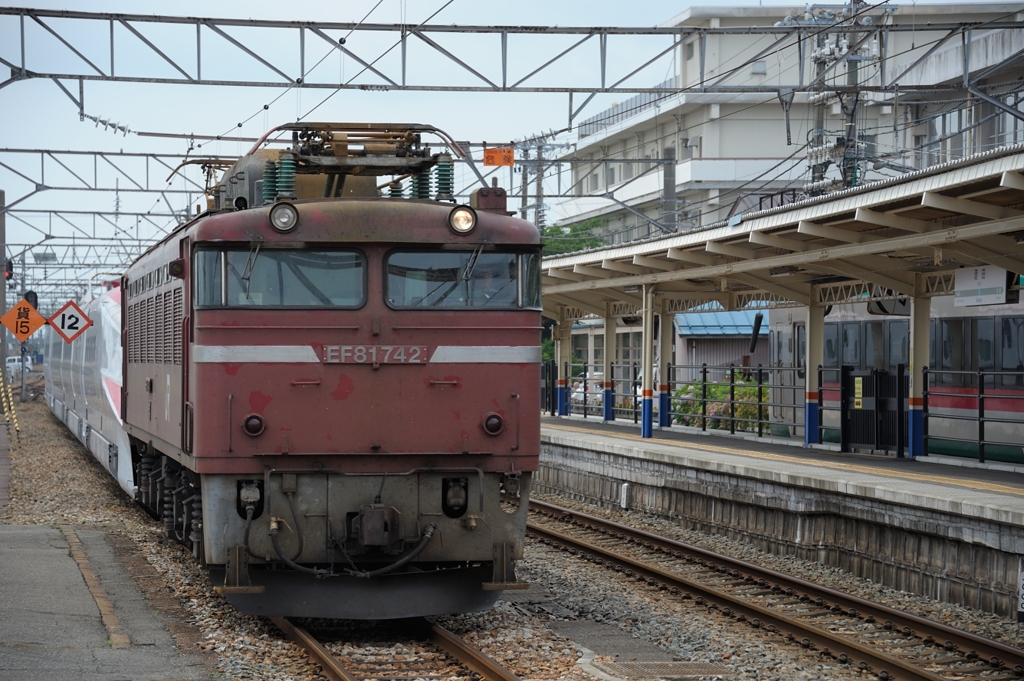 酒田駅入線