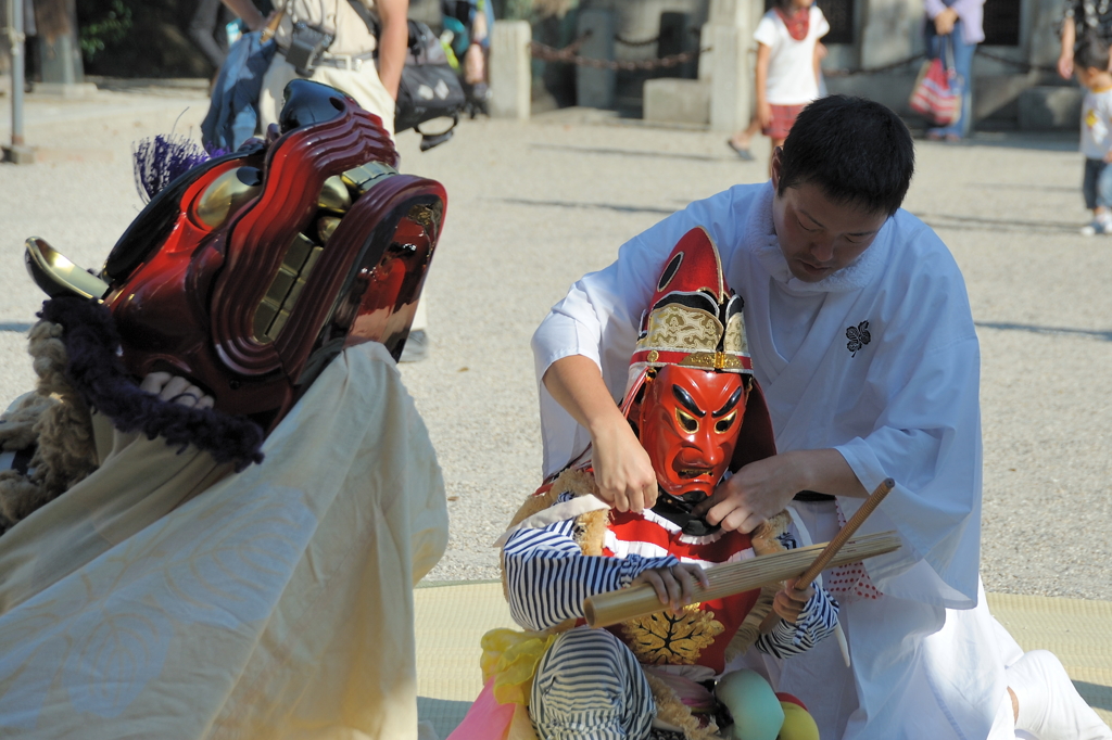 四日市秋祭り　1　ちょっと待ってね