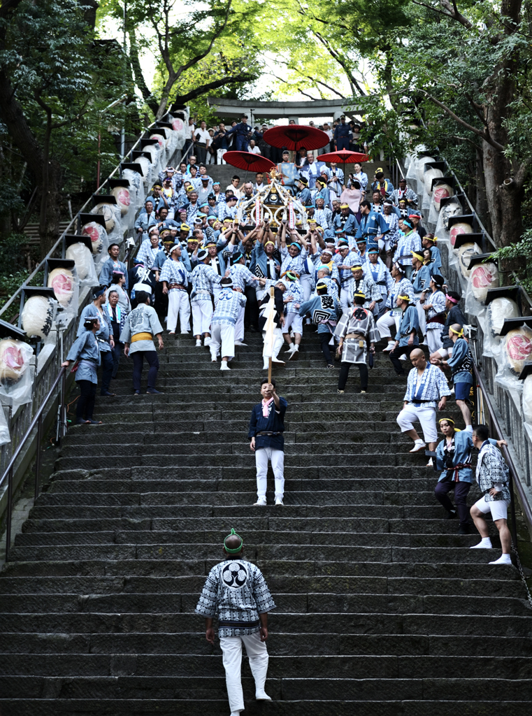 愛宕神社　出世の石段祭り