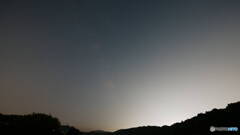 うっすら天の川