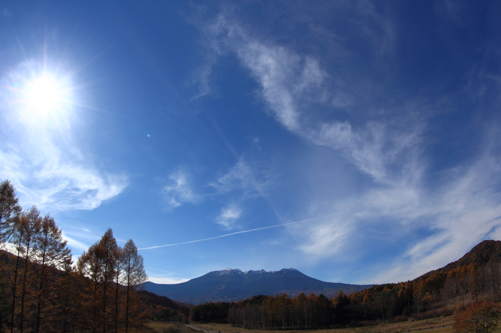 Oh! blue, blue sky.