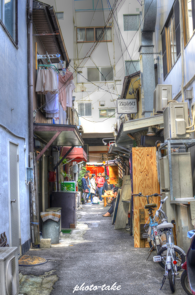 大須商店街　路地裏