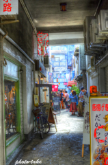 大須商店街　路地裏