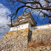青空と明石城