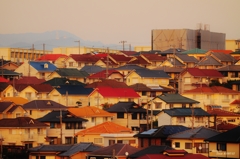 屋根のある風景