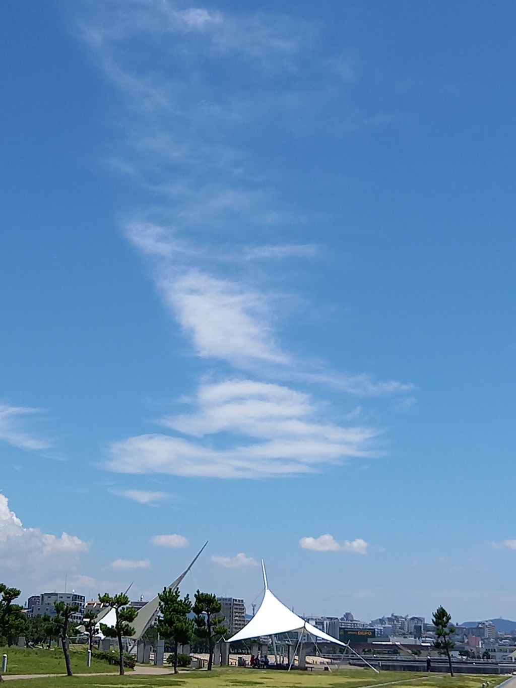 夏休みの空