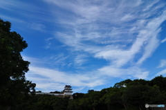 明石城の空模様