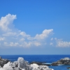 夏の空と水平線