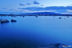 青い瀬戸内湖