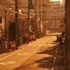朝日を感じて
