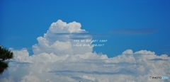 夏の空に