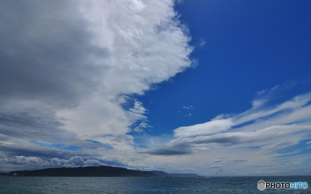 青空と白い雲