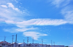 虹色の雲