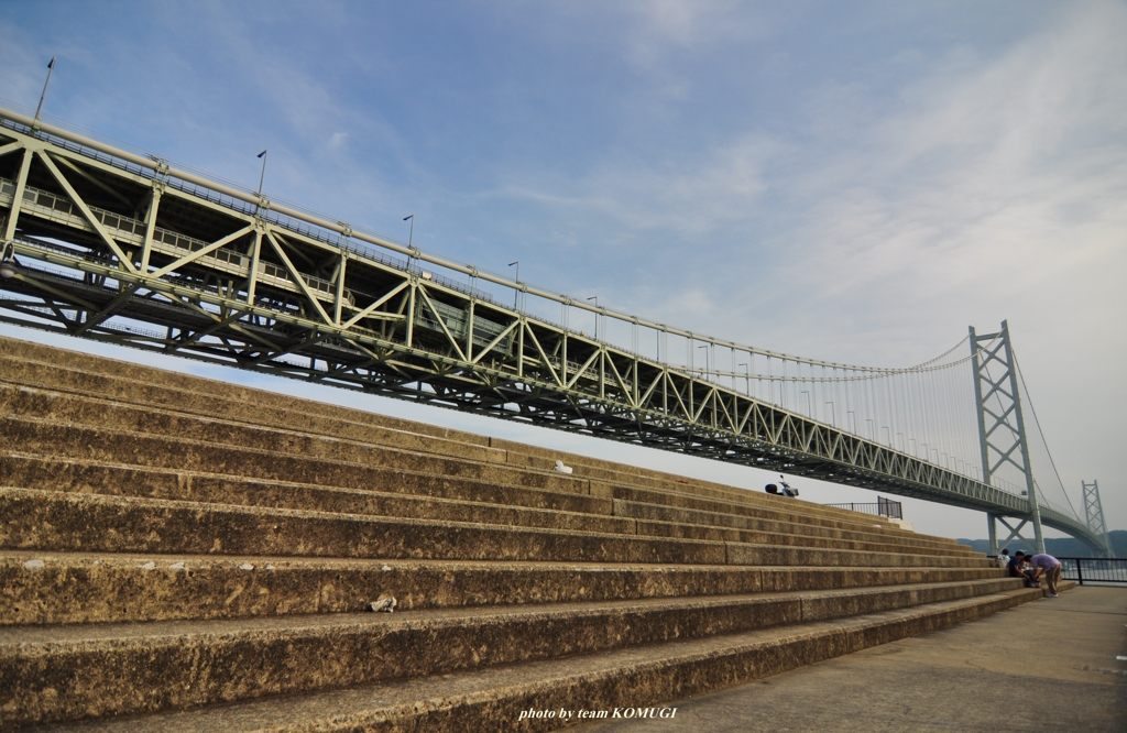 石段と橋
