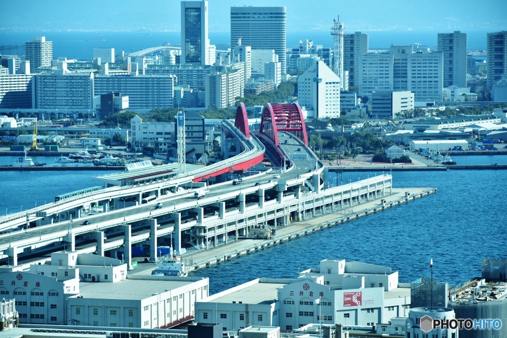 赤い神戸大橋