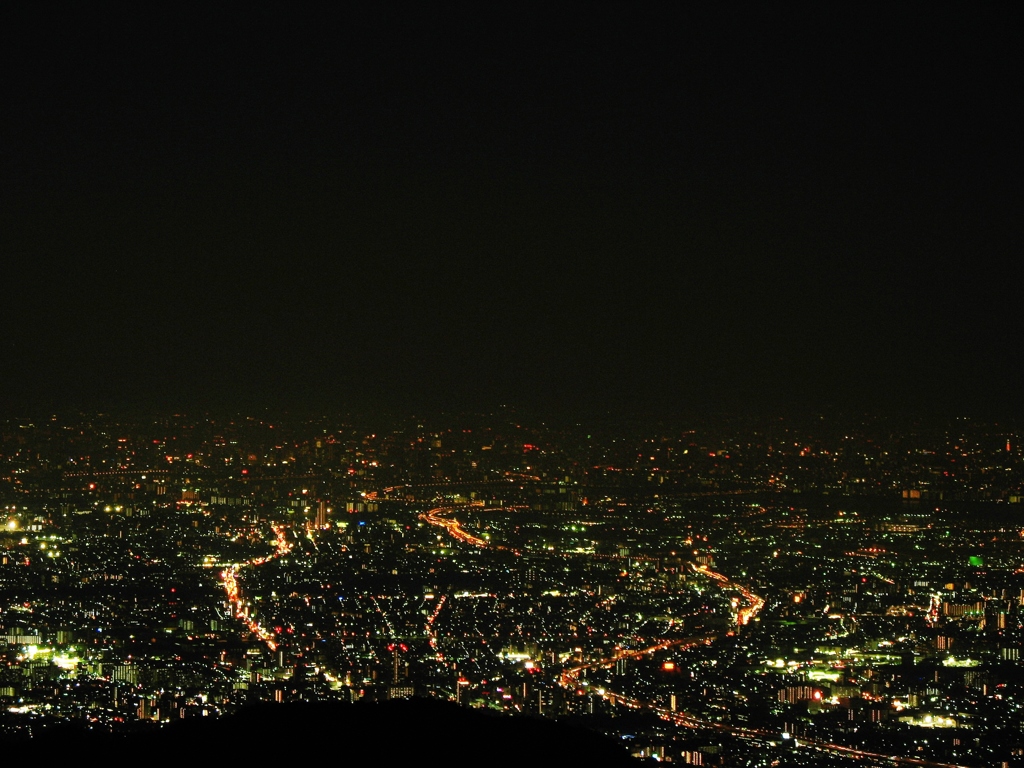 六甲山頂の夜景