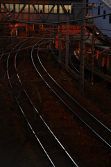 家路へ急ぐ