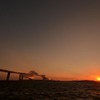 夕陽に染まる　東京ゲートブリッジ