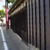 酒蔵の塀