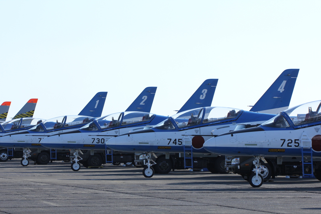 ブルーインパルス 駐機