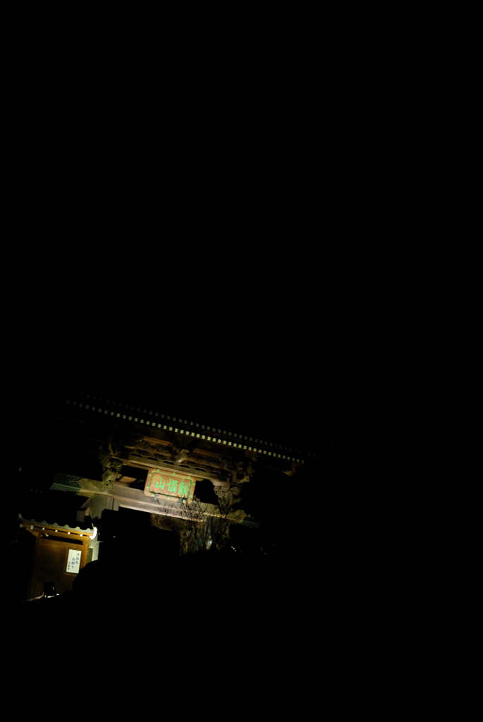 闇夜に輝る