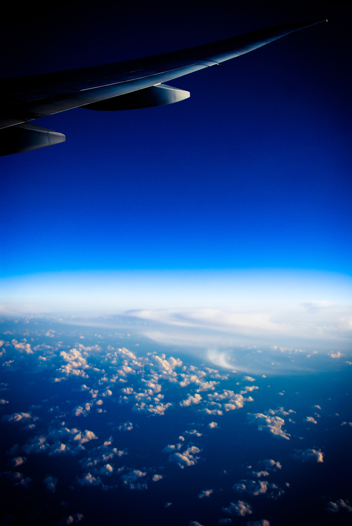 宙を見下ろした感動