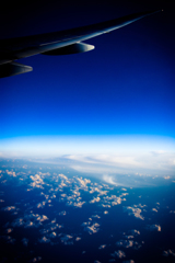 宙を見下ろした感動