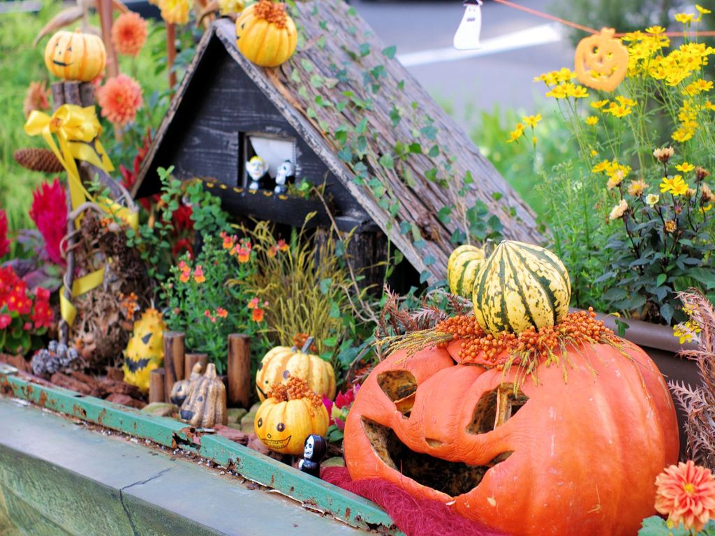 ハロウィンの飾り