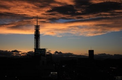 ひさびさの夕焼け