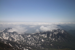 三ノ峰の手前での雲海