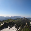 水晶岳（黒岳）からの槍ヶ岳