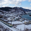 穏やかな冬の海岸