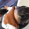 シャンプー中
