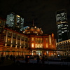 東京駅　ライトアップ１
