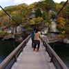 揺れる吊り橋