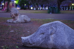 公園の動物たち