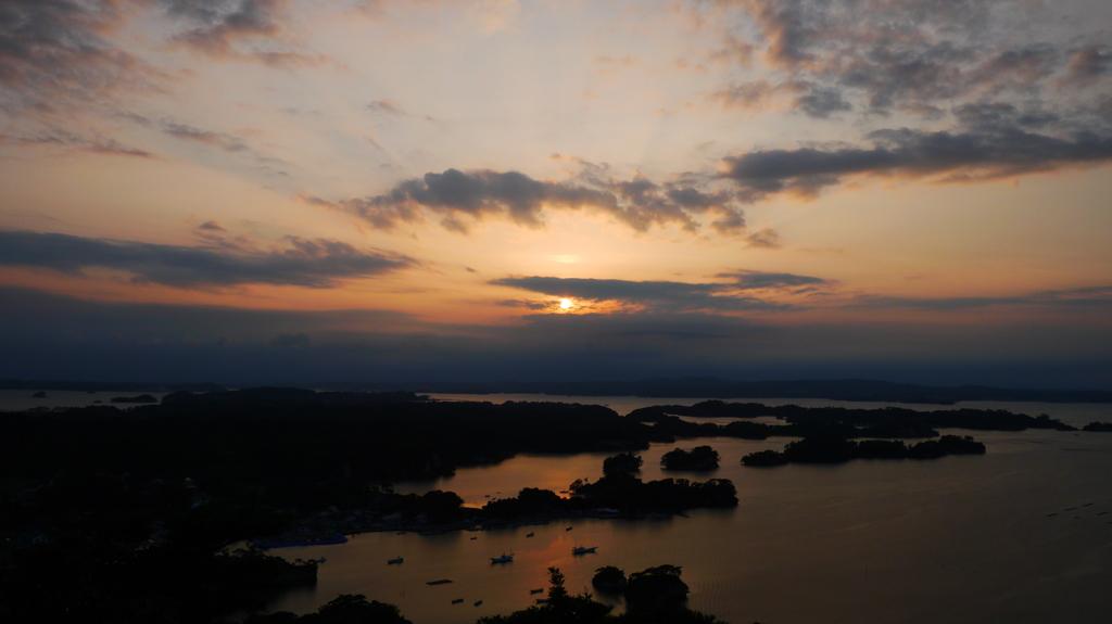 松島　夕暮れ