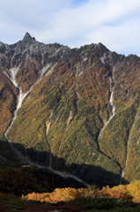 槍ヶ岳と北鎌尾根