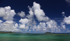 雲と海と...