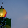 灯籠流しの夕暮れ