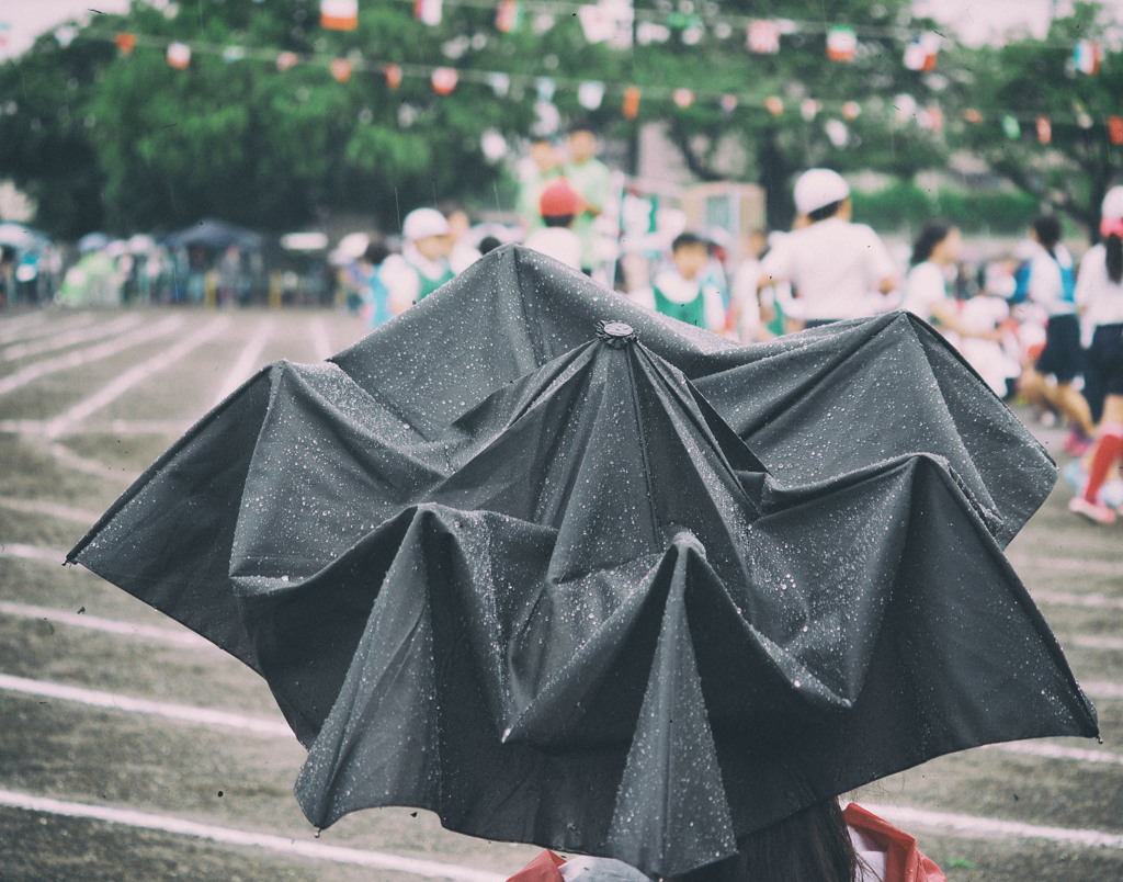 雨の日の運動会