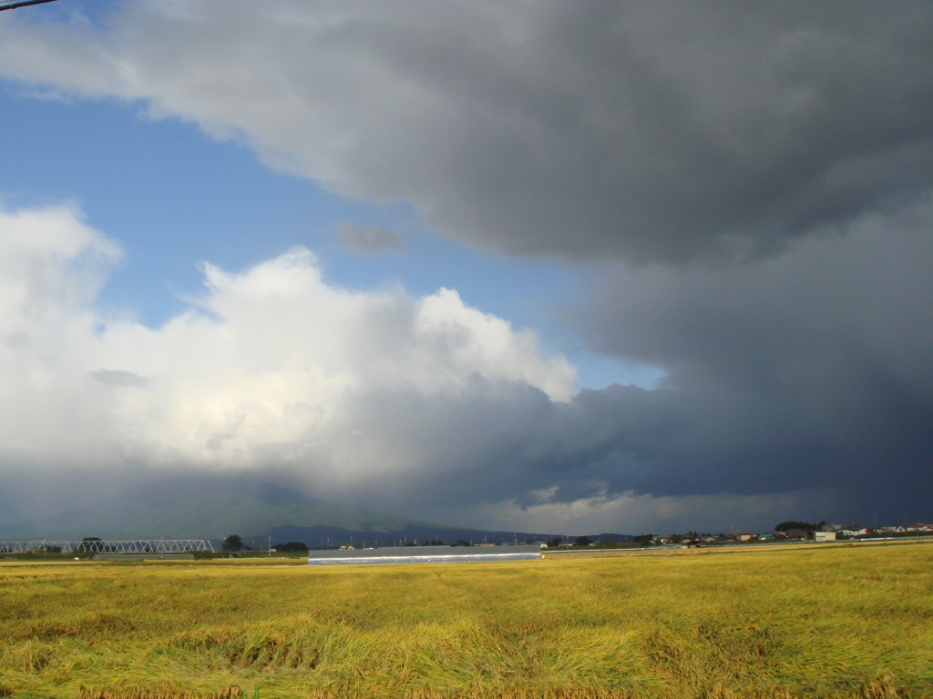 少し怖い雲たち