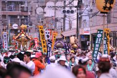 各町のお神輿を祭る・・お祭り 