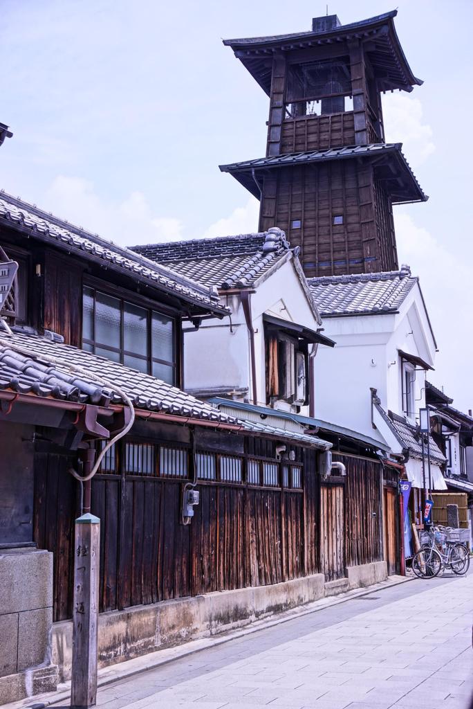 川越の小江戸の町のシンボル・・時の鐘