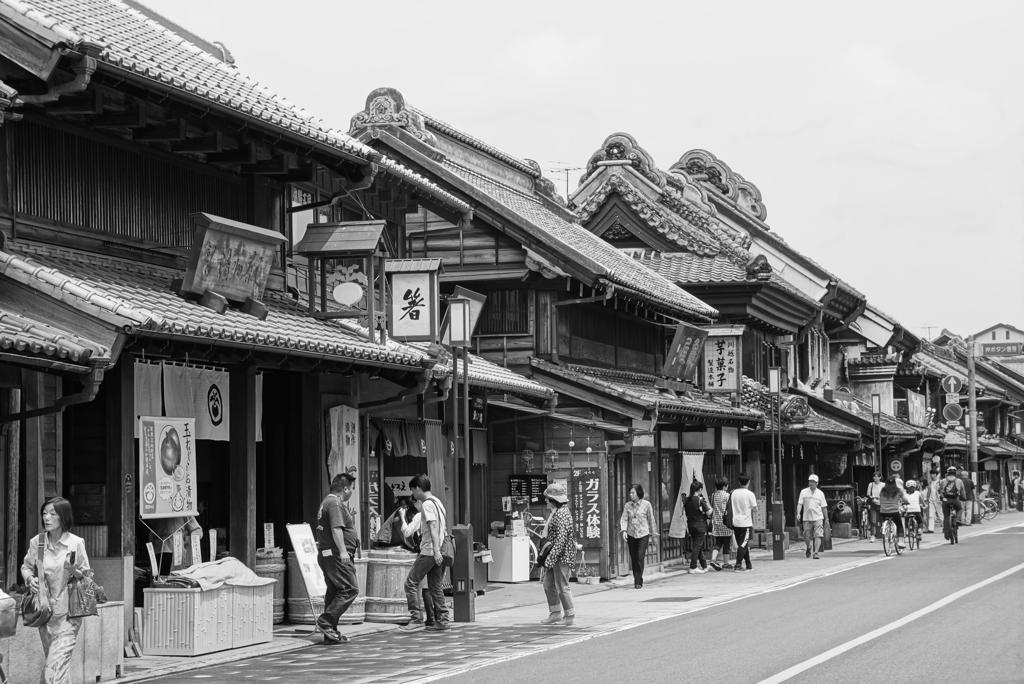 川越の小江戸の町並み