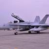 山口県岩国基地から米海兵隊F/A-18Cホーネット・・20120818