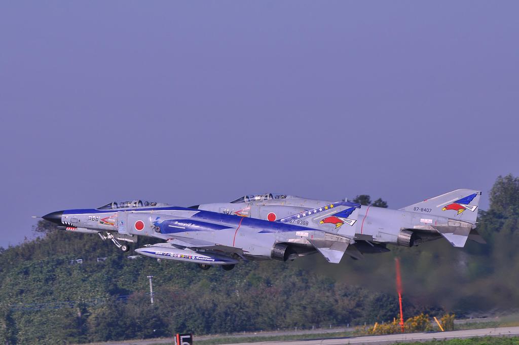 2012年の百里基地航空祭 第302飛行隊記念塗装機F-4ファントム